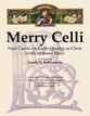 MERRY CELLI FOUR CAROLS FOR CELLO QUARTET cover